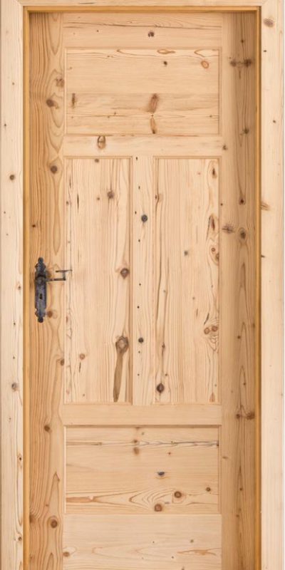 Doğal Ahşap Oda Kapısı Model D-002